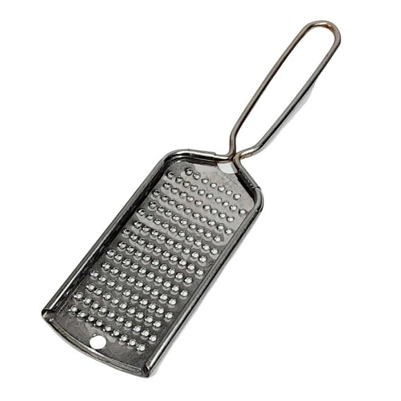 Vintage Zester Grater Curved Loop Handle, Stainless Steel Kitchen Tool - Picture 7 of 12